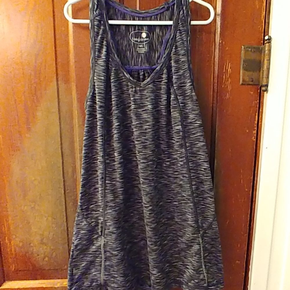 2/$20 Tangerine Exercise Tank Top Heather Blk